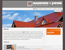 Tablet Screenshot of gaigher-penn.de